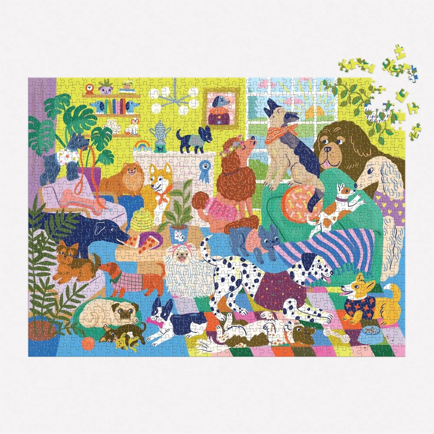 Cool Dog Club 1000 Piece Jigsaw Puzzle Mudpuppy