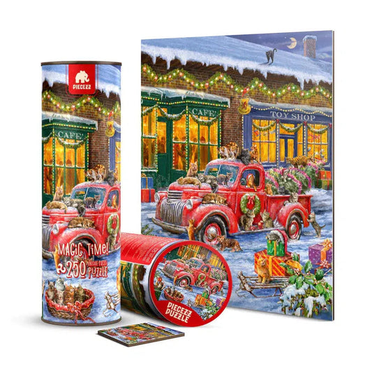 Magic Time! Christmas 250 Piece Wooden Jigsaw Puzzle Geek Toys