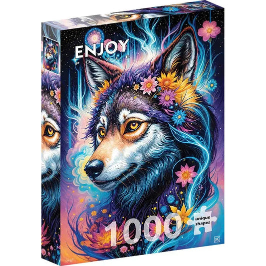 Magical Wolf Portrait 1000 Piece Jigsaw Puzzle Enjoy