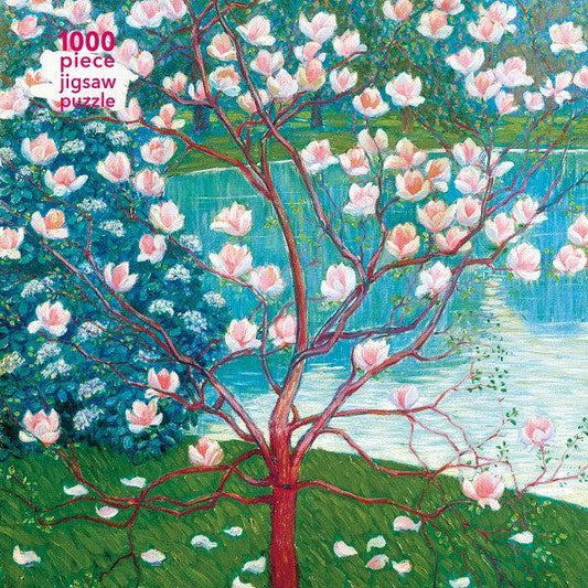Magnolia 1000 Piece Jigsaw Puzzle Flame Tree