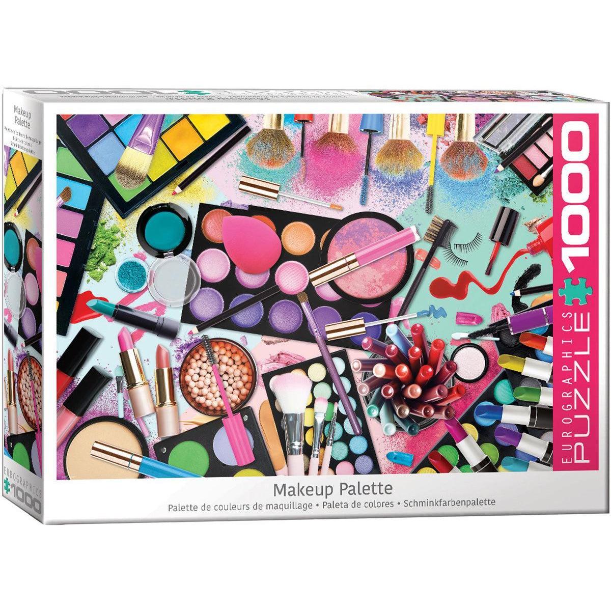 Makeup Palette 1000 Piece Jigsaw Puzzle Eurographics