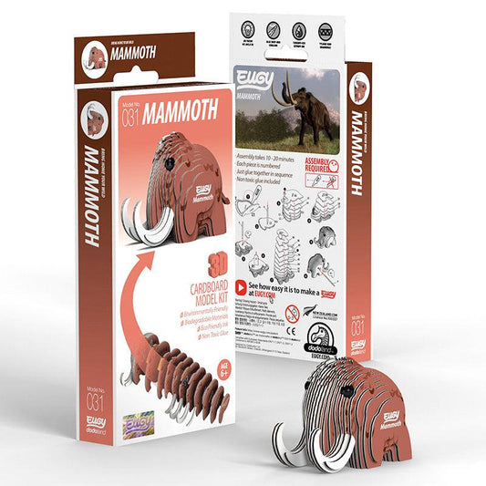 Mammoth 3D Cardboard Model Kit Eugy
