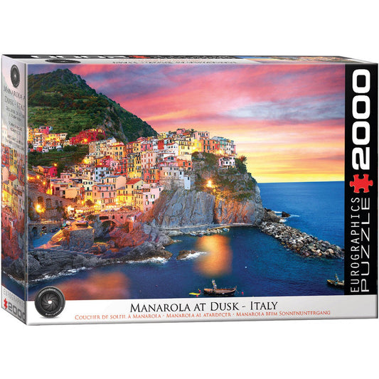 Manarola at Dusk 2000 Piece Jigsaw Puzzle Eurographics