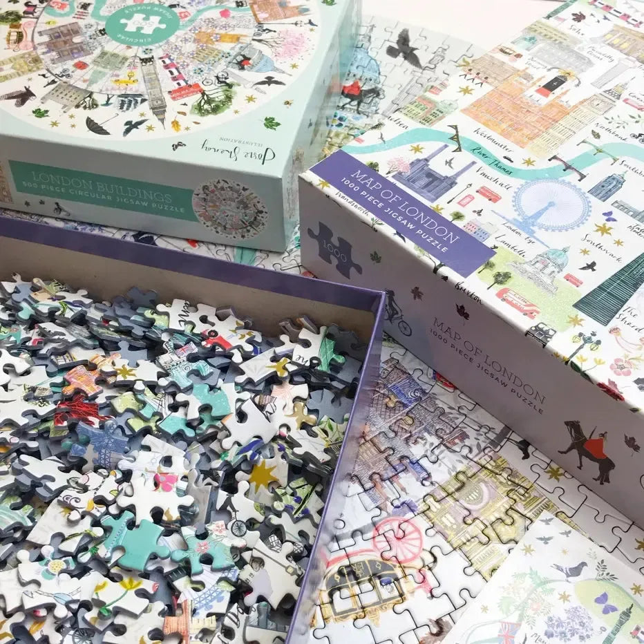 Map of London 1000 Piece Jigsaw Puzzle Gibsons