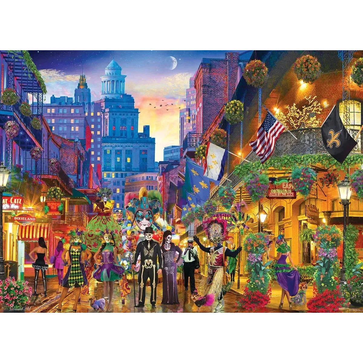 Mardi Gras New Orleans 1000 Piece Jigsaw Puzzle Eurographics