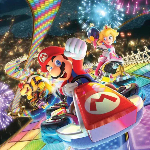 Mario Kart Rainbow Road 1000 Piece Jigsaw Puzzle Op Games