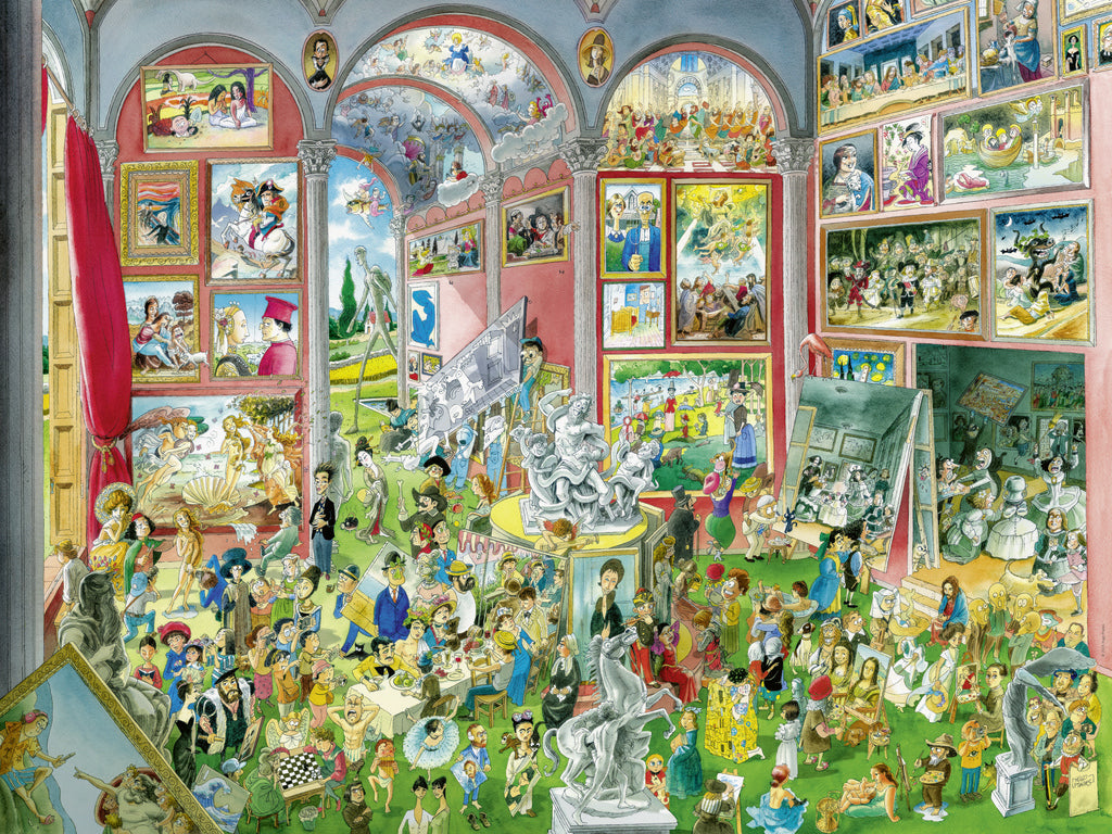 Masterpieces by Hugo Prades 1500 Piece Jigsaw Puzzle Heye