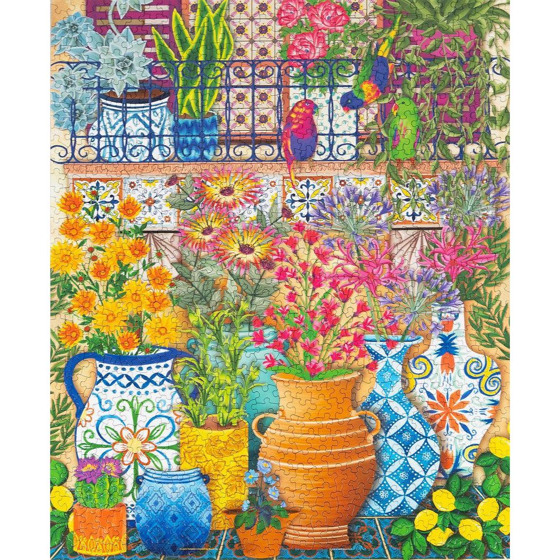 Mediterranean Garden Retreat 1000 Piece Jigsaw Puzzle Springbok
