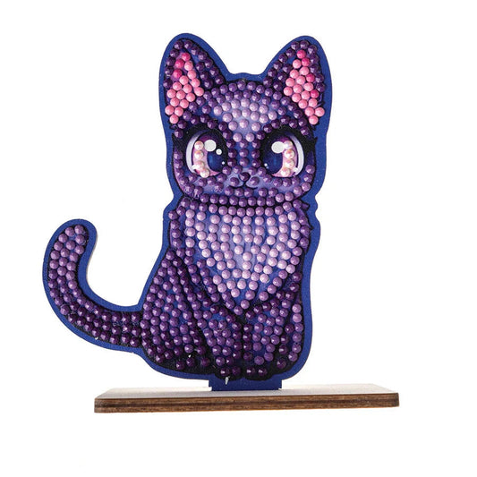 Midnight Cat Crystal Art Fantasy Buddies Kit Craft Buddy