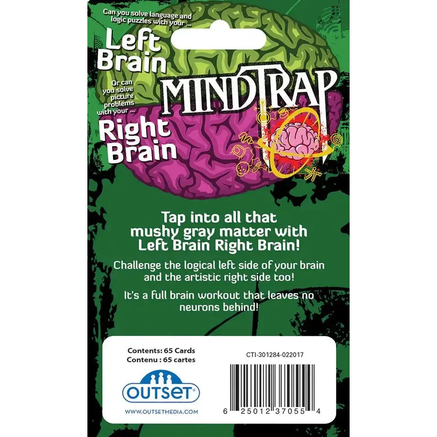 MindTrap: Left Brain Right Brain - Logic & Picture Puzzle Game - Outset