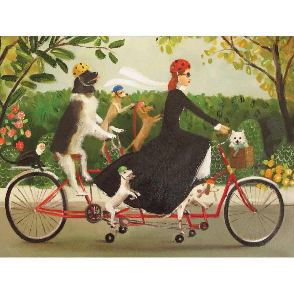 Miss Moon's Bike 1000 Piece Jigsaw Puzzle NYPC