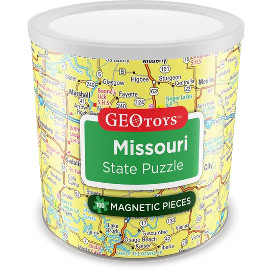 Missouri State 100 Piece Magnetic Jigsaw Puzzle Geotoys