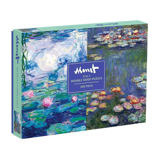 Monet Double-Sided 500 Piece Jigsaw Puzzle Galison