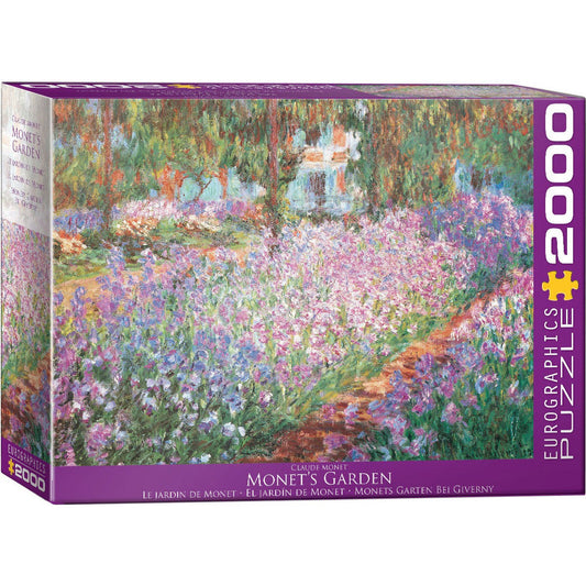 Monet's Garden 2000 Piece Jigsaw Puzzle Eurographics