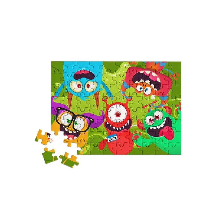 Monster Meet-Up 80 Piece Mini Jigsaw Puzzle Micro Puzzles