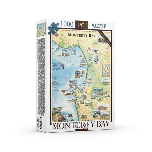 Monterey Bay 1000 Piece Jigsaw Puzzle Xplorer Maps