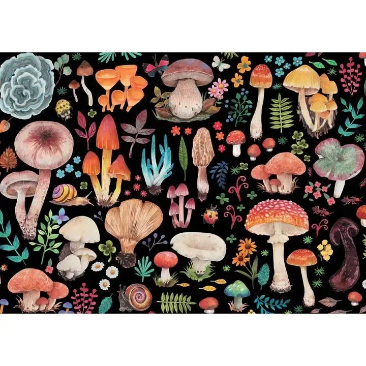 Mushrooms 1000 Piece Jigsaw Puzzle Peter Pauper