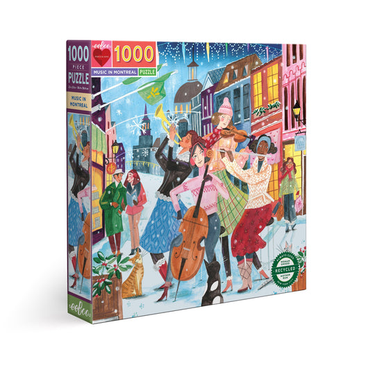 Music in Montreal 1000 Piece Jigsaw Puzzle eeBoo