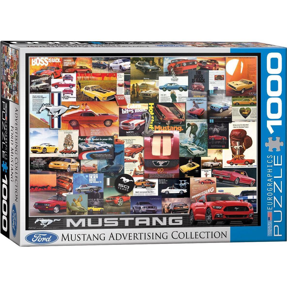 Mustang Advertising Collection 1000 Piece Jigsaw Puzzle Eurographics