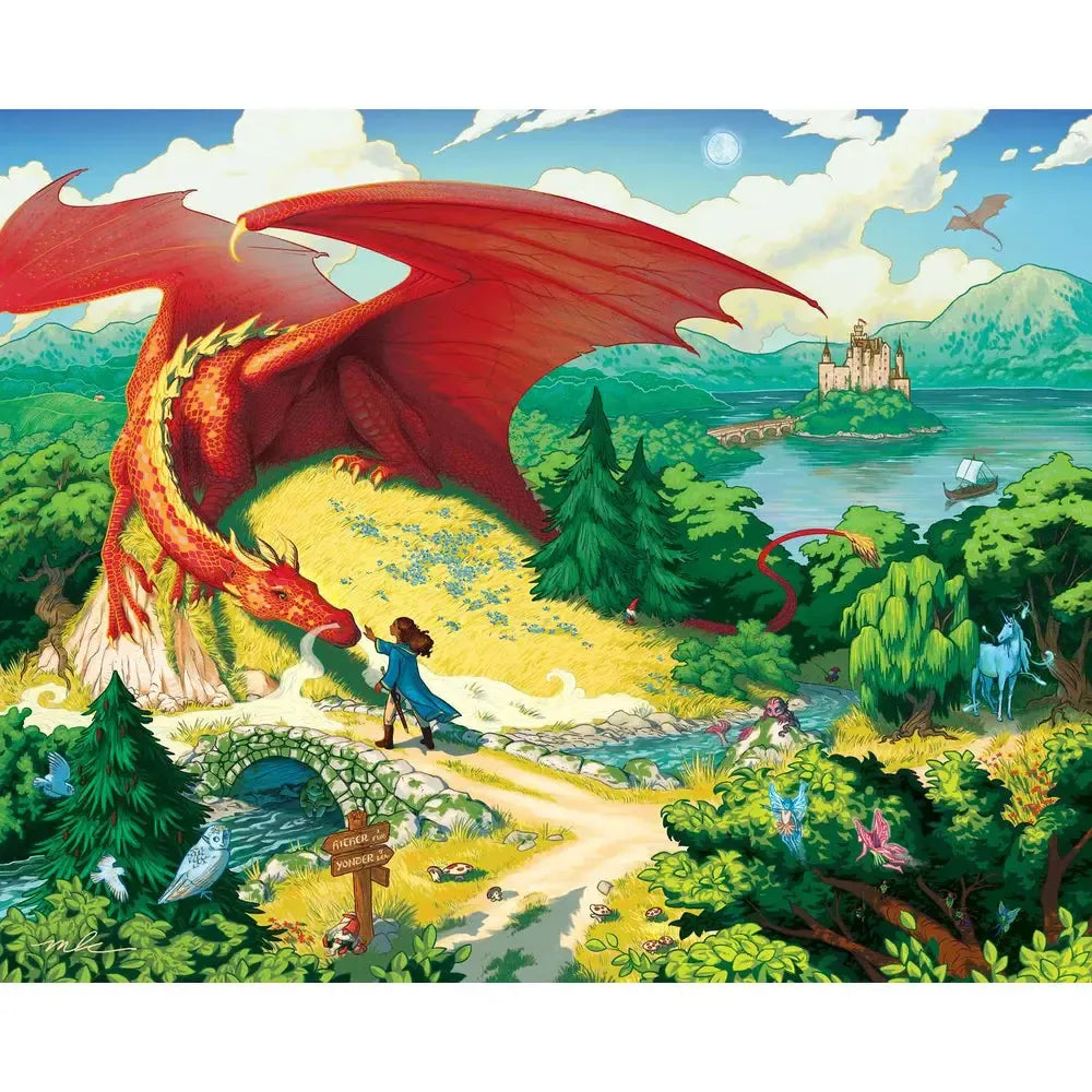 My Little Dragon 210 Piece Jigsaw Puzzle Boardwalk