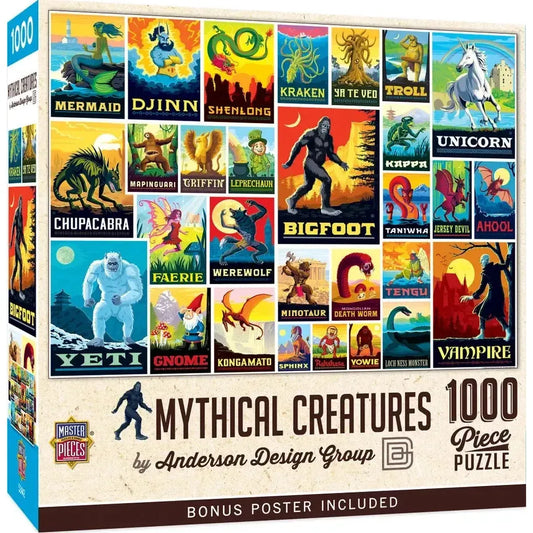 Mythical Creatures by Anderson Design 1000 Piece Jigsaw Puzzle MasterPieces