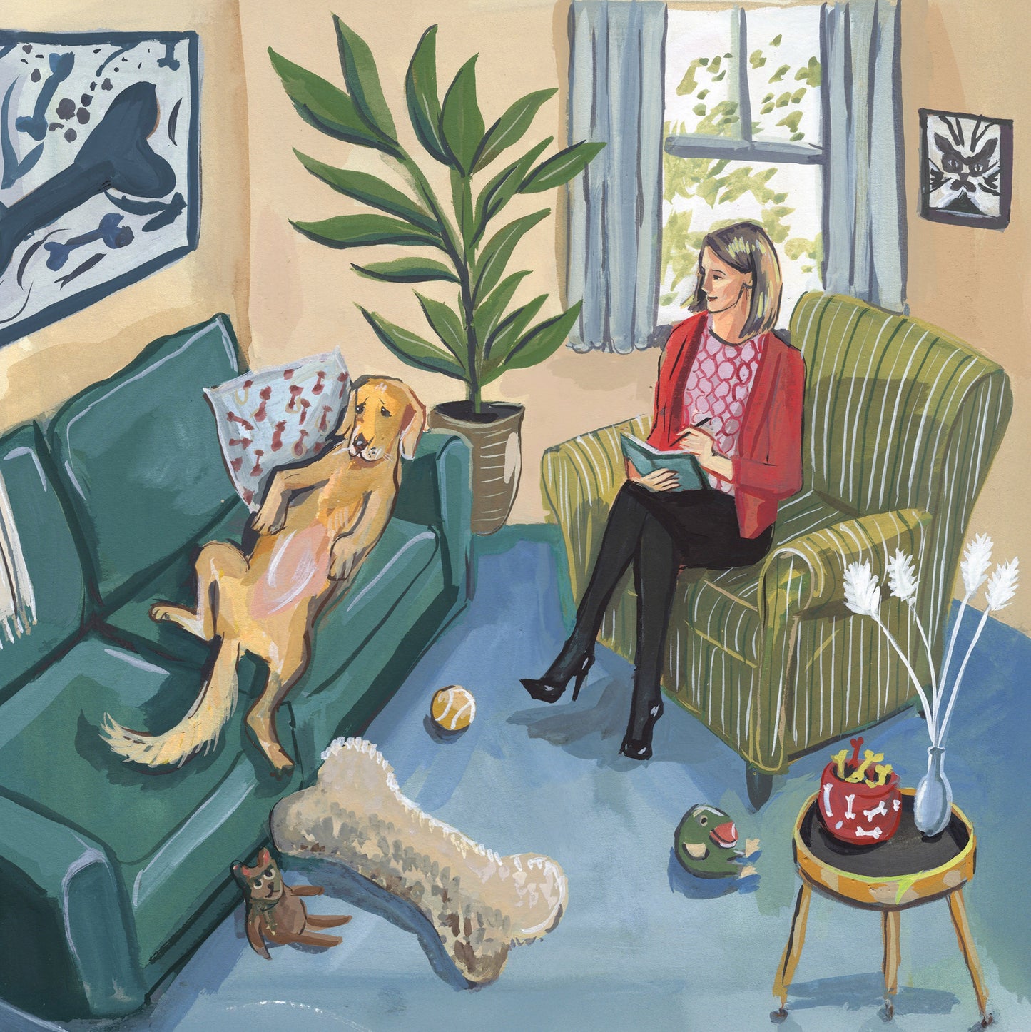 Woof Me Everything by Jenny Kroik 100 Piece Mini Jigsaw Puzzle NYPC