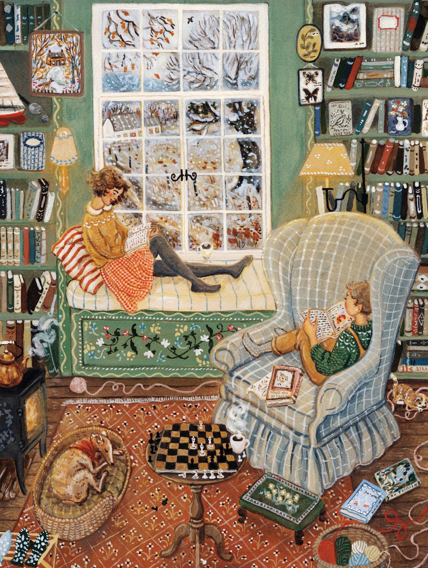 Book Club by Loré Pemberton 750 Piece Jigsaw Puzzle NYPC