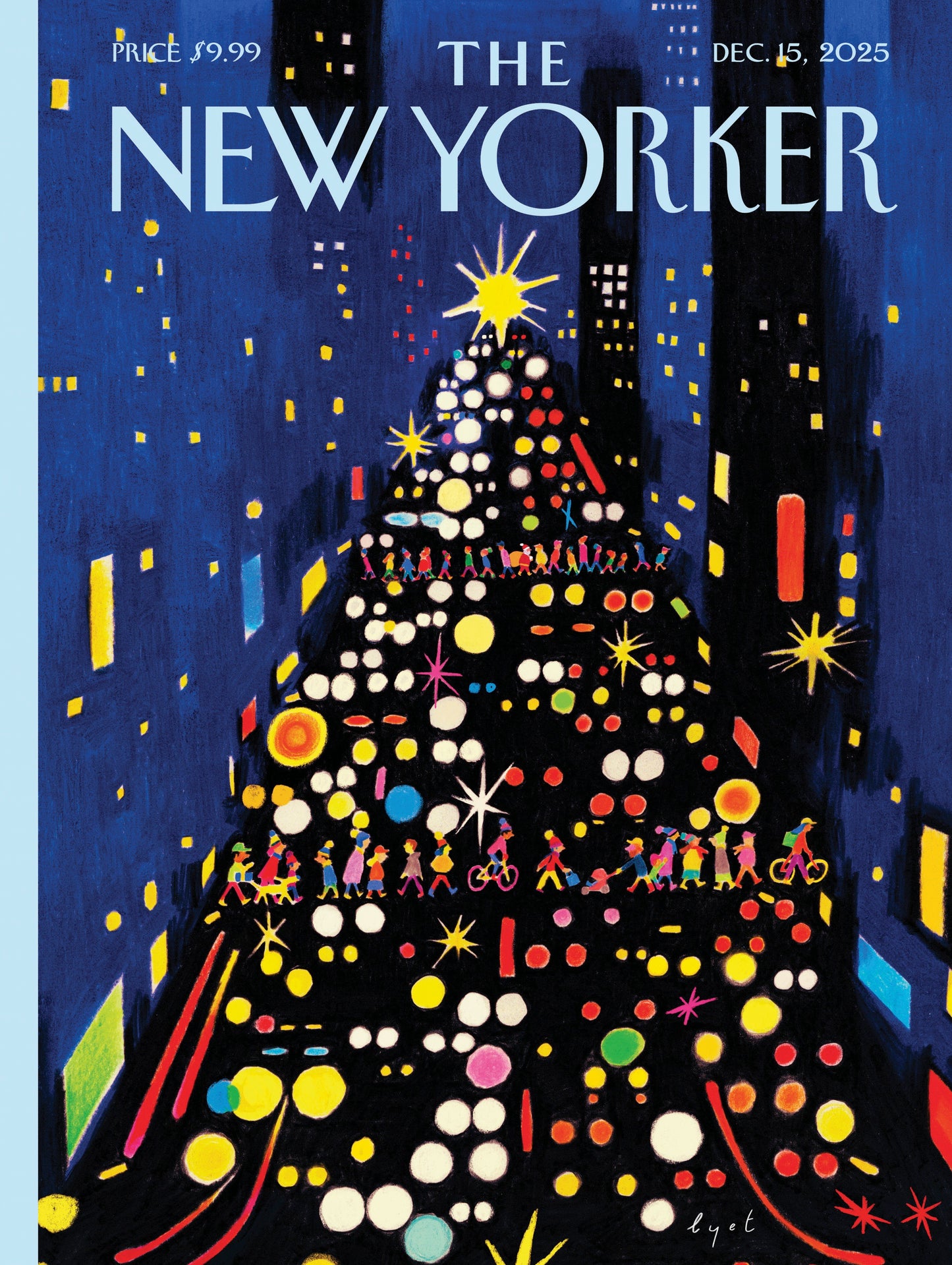 Christmas Avenue The New Yorker 500 Piece Jigsaw Puzzle NYPC