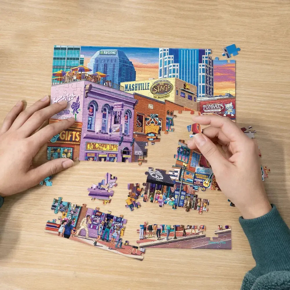 Nashville Music City 210 Piece Jigsaw Puzzle Boardwalk