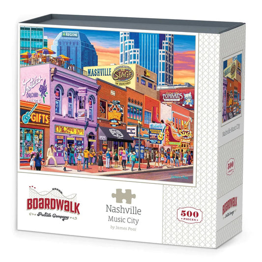Nashville Music City 500 Piece Jigsaw Puzzle Boardwalk