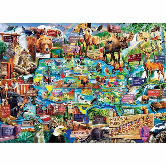 National Parks of America 1000 Piece Jigsaw Puzzle MasterPieces