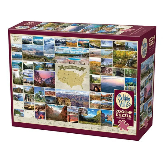 National Parks of the United States 2000 Piece Jigsaw Puzzle Cobble Hill