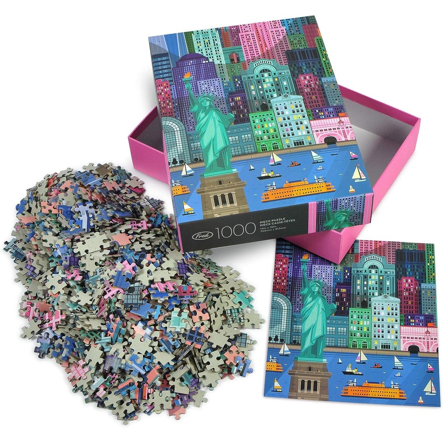 New York City 1000 Piece Jigsaw Puzzle Fred
