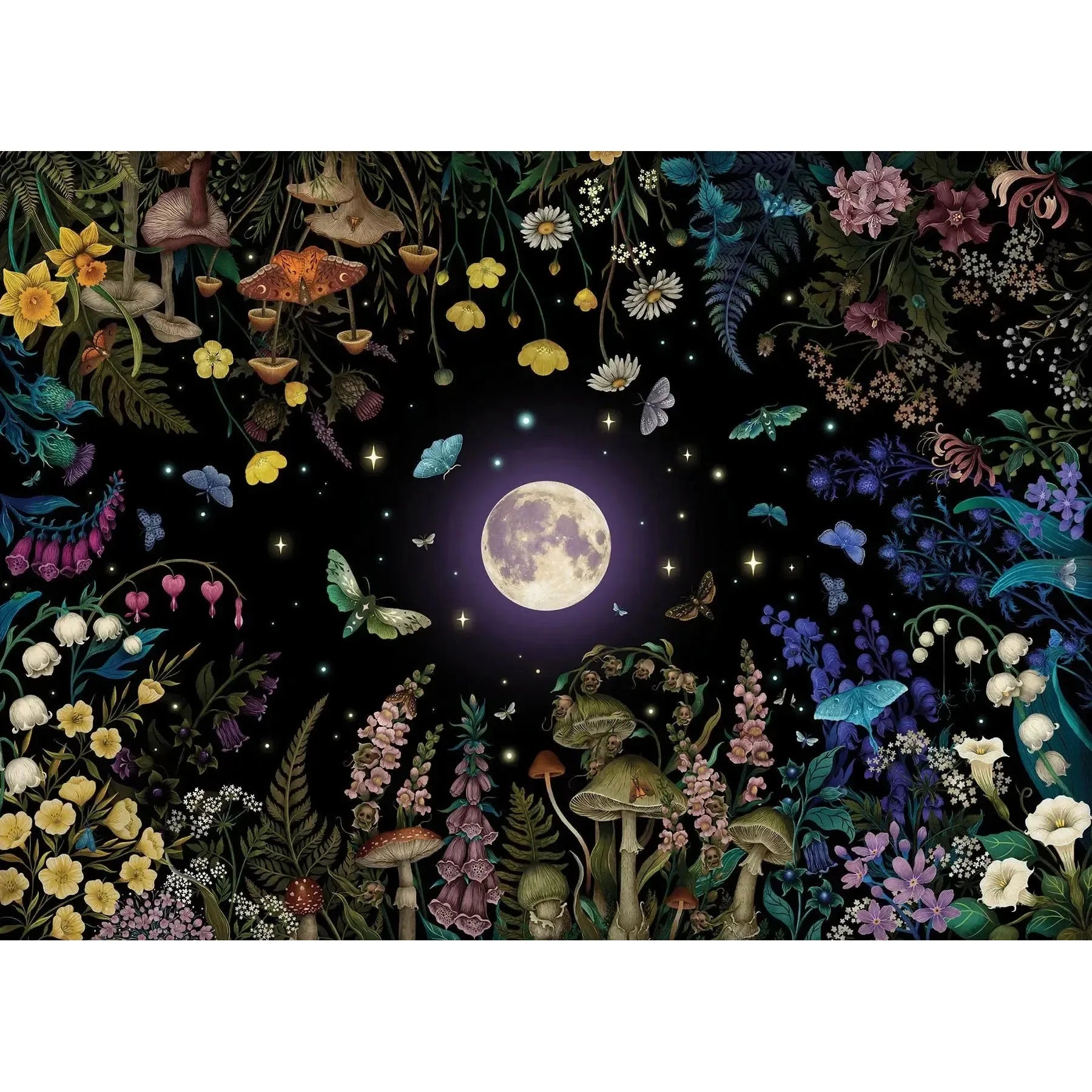 Night Garden 500 Piece Jigsaw Puzzle Cobble Hill