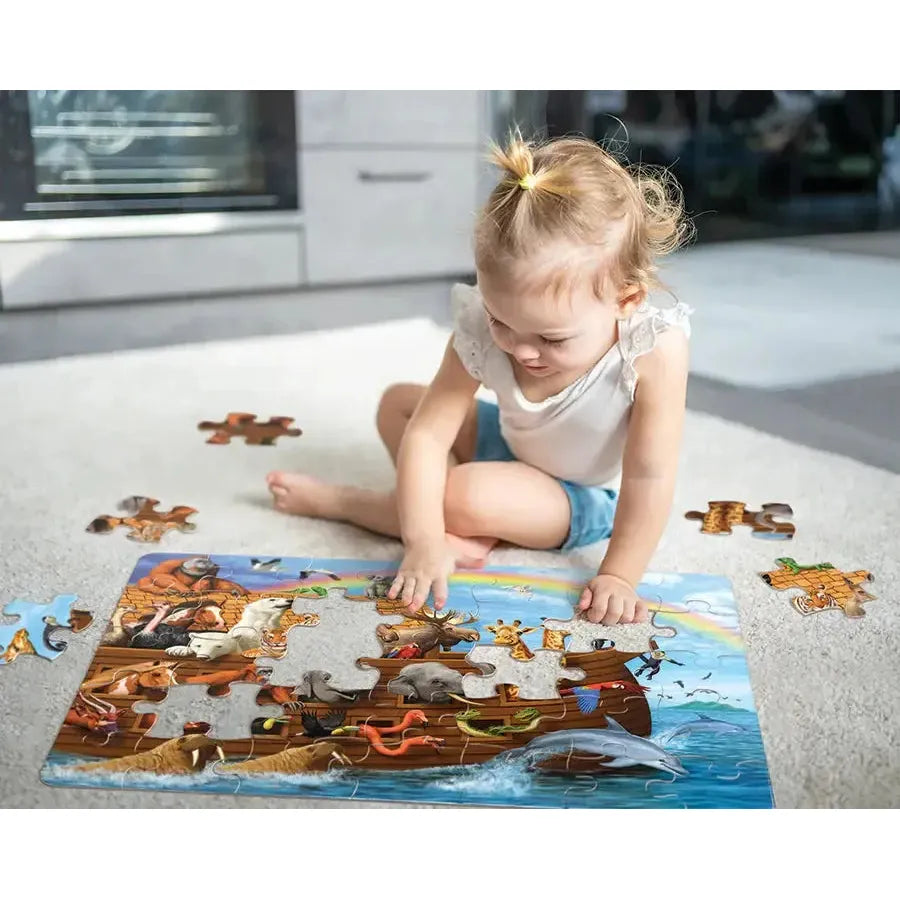 Noah's Ark 35 Piece Floor Jigsaw Puzzle Cobble Hill