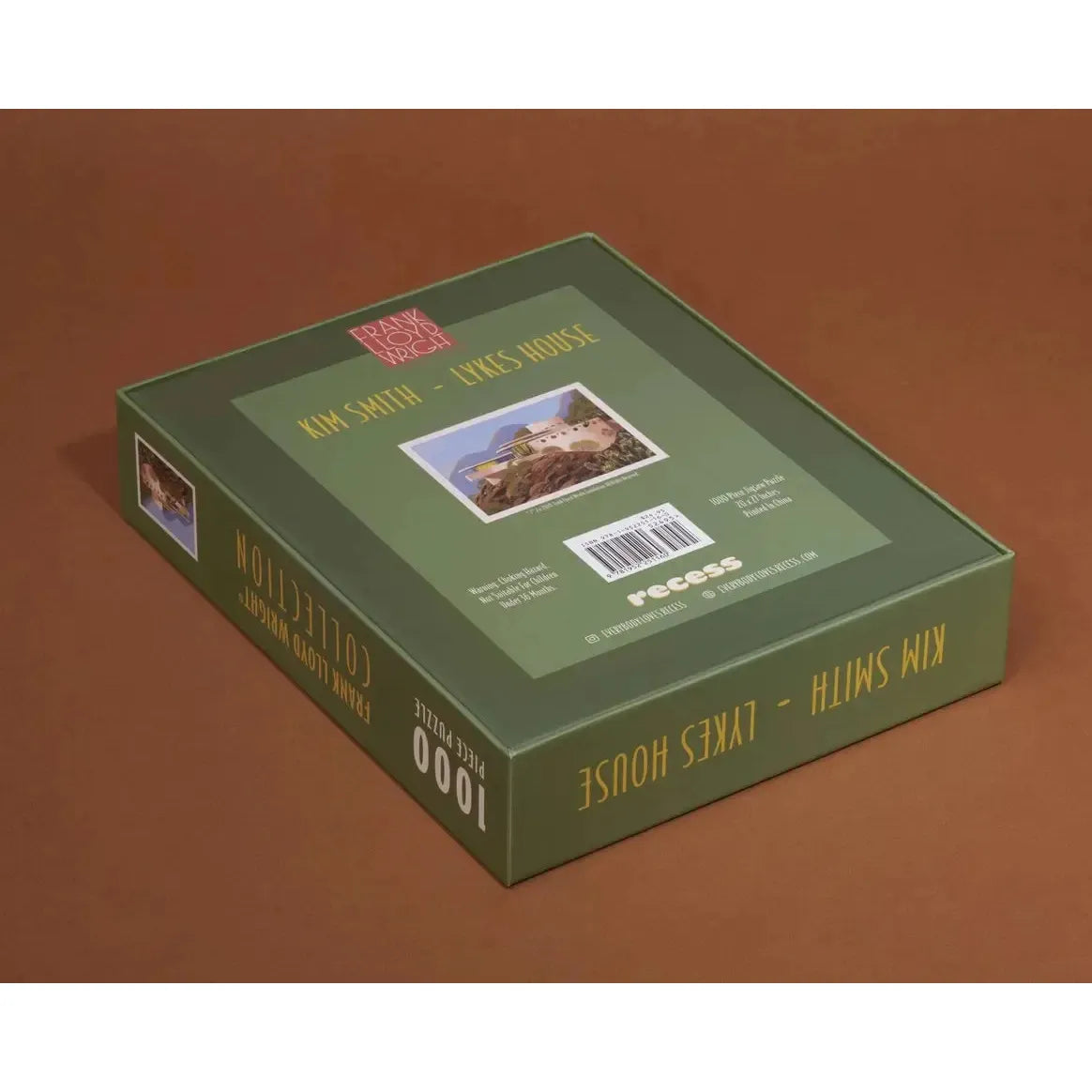 Norman Lykes House FLR 1000 Piece Jigsaw Puzzle Recess