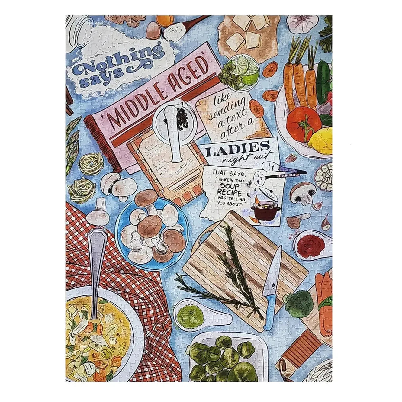 Nothing says 'middled age'... 1000 Piece Soft Touch Jigsaw Puzzle Ellembee
