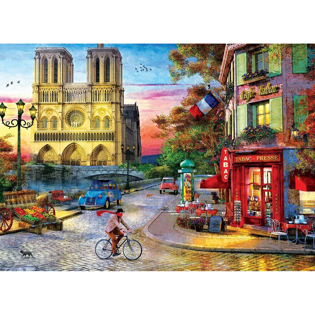 Notre Dame Sunset 1000 Piece Jigsaw Puzzle Eurographics