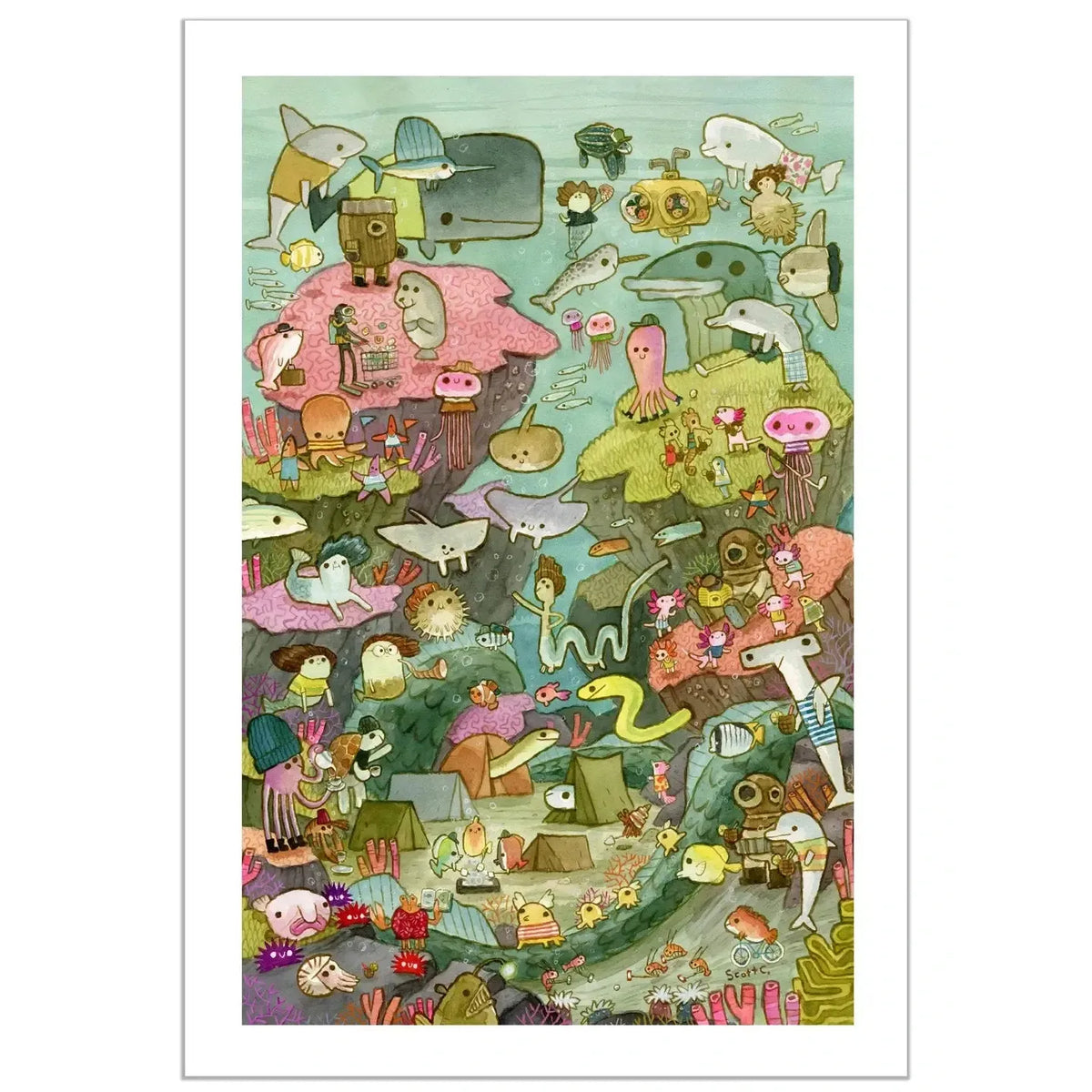 Ocean Leisure Life 500 Piece Jigsaw Puzzle Scott C