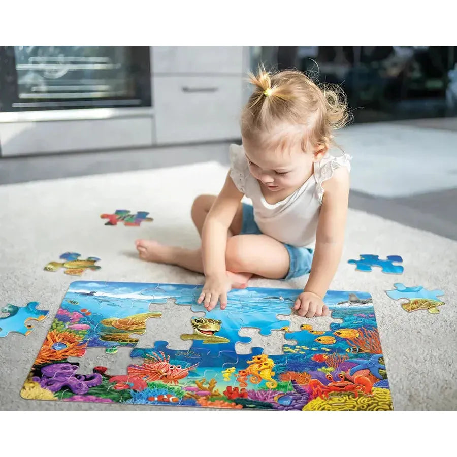 Ocean Reef 35 Piece Floor Jigsaw Puzzle Cobble Hill