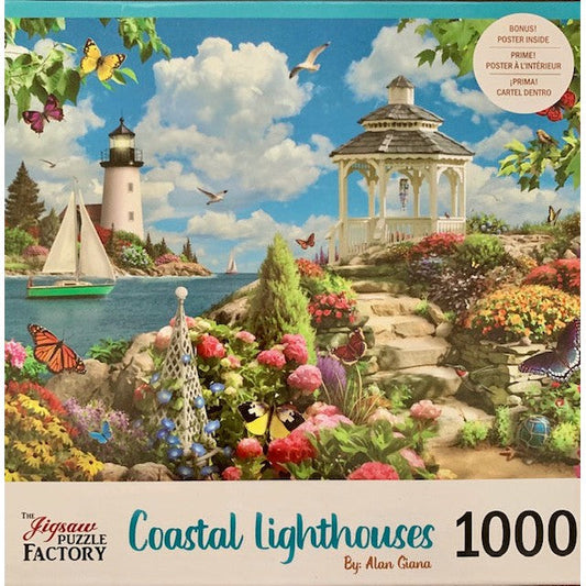 Oceanside Park Costal Lighthouses 1000 Piece Jigsaw Puzzle Leap Year