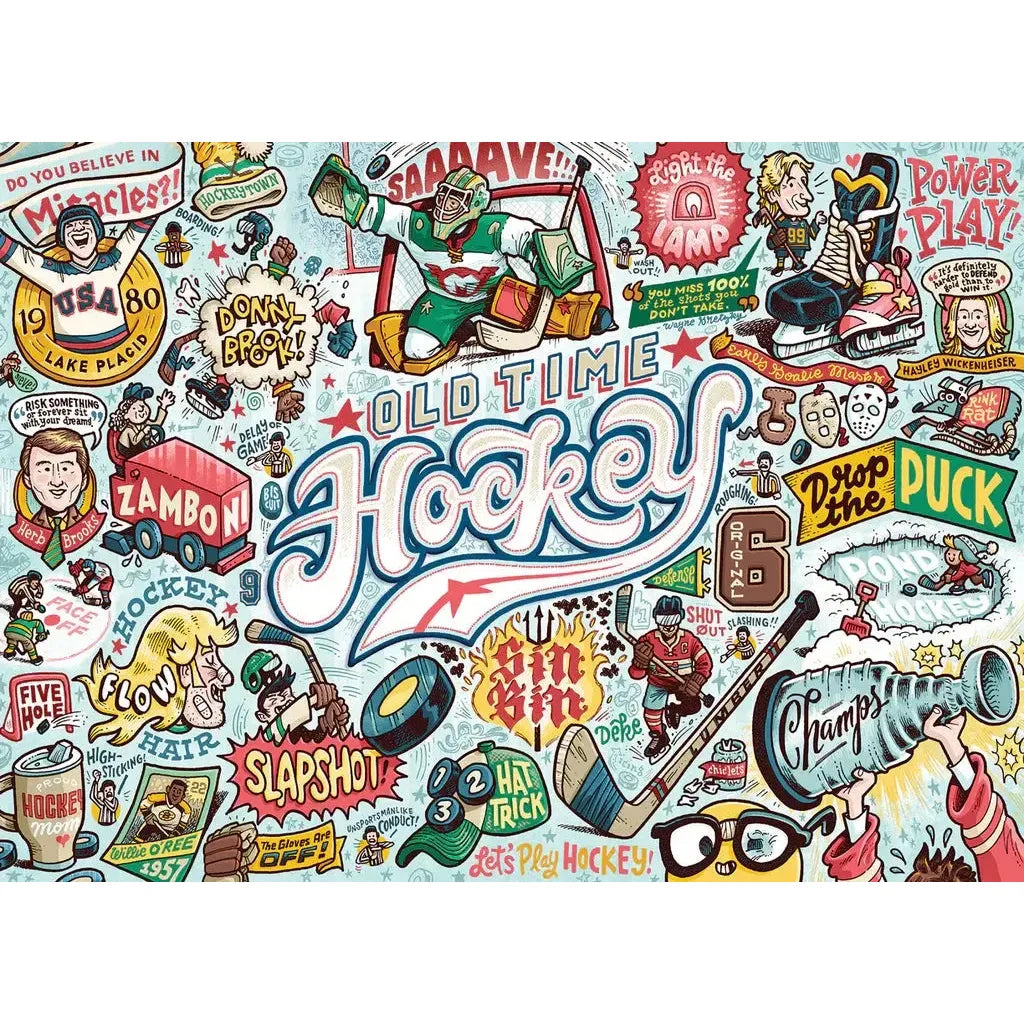 Old Time Hockey "Something's Amiss!" 1000 Piece Jigsaw Puzzle PuzzleTwist