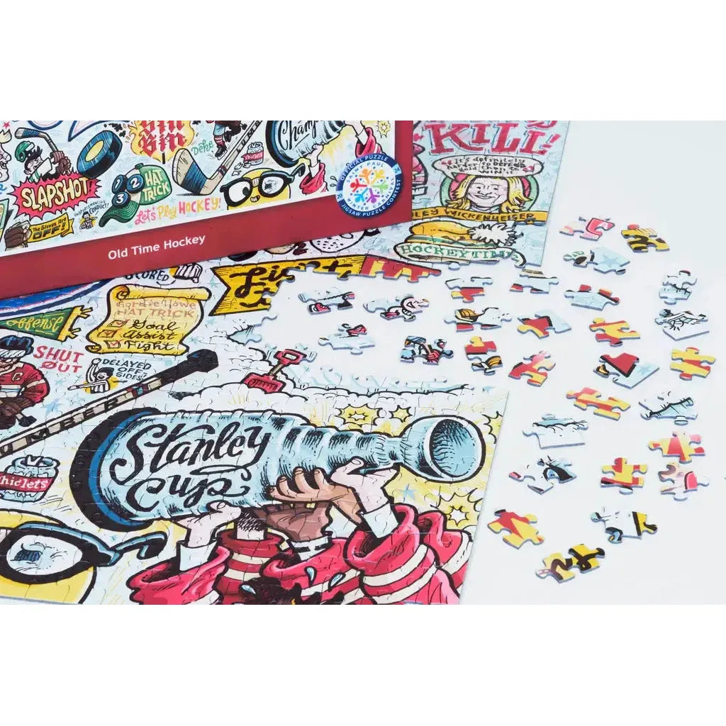 Old Time Hockey "Something's Amiss!" 1000 Piece Jigsaw Puzzle PuzzleTwist