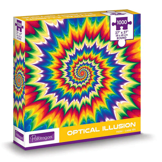 Optical Illusion 1000 Piece Round Jigsaw Puzzle Parragon
