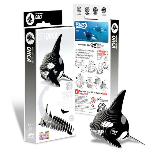 Orca 3D Cardboard Model Kit Eugy