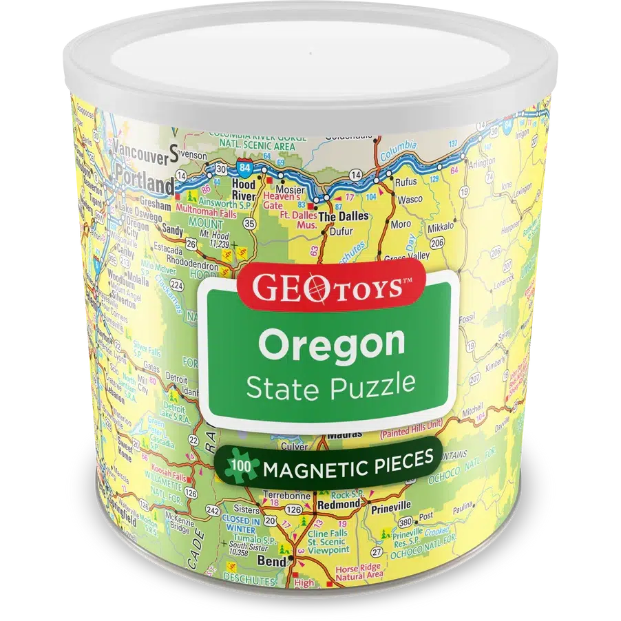 Oregon State 100 Piece Magnetic Jigsaw Puzzle Geotoys