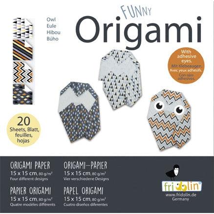 Owl Funny Origami Kit Fridolin