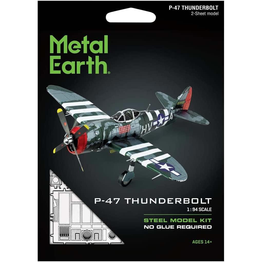 P-47 Thunderbolt 3D Steel Model Kit Metal Earth