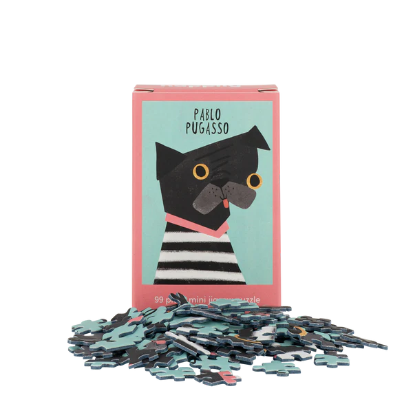 Pablo Pugcasso 99 Piece Mini Jigsaw Puzzle Happily