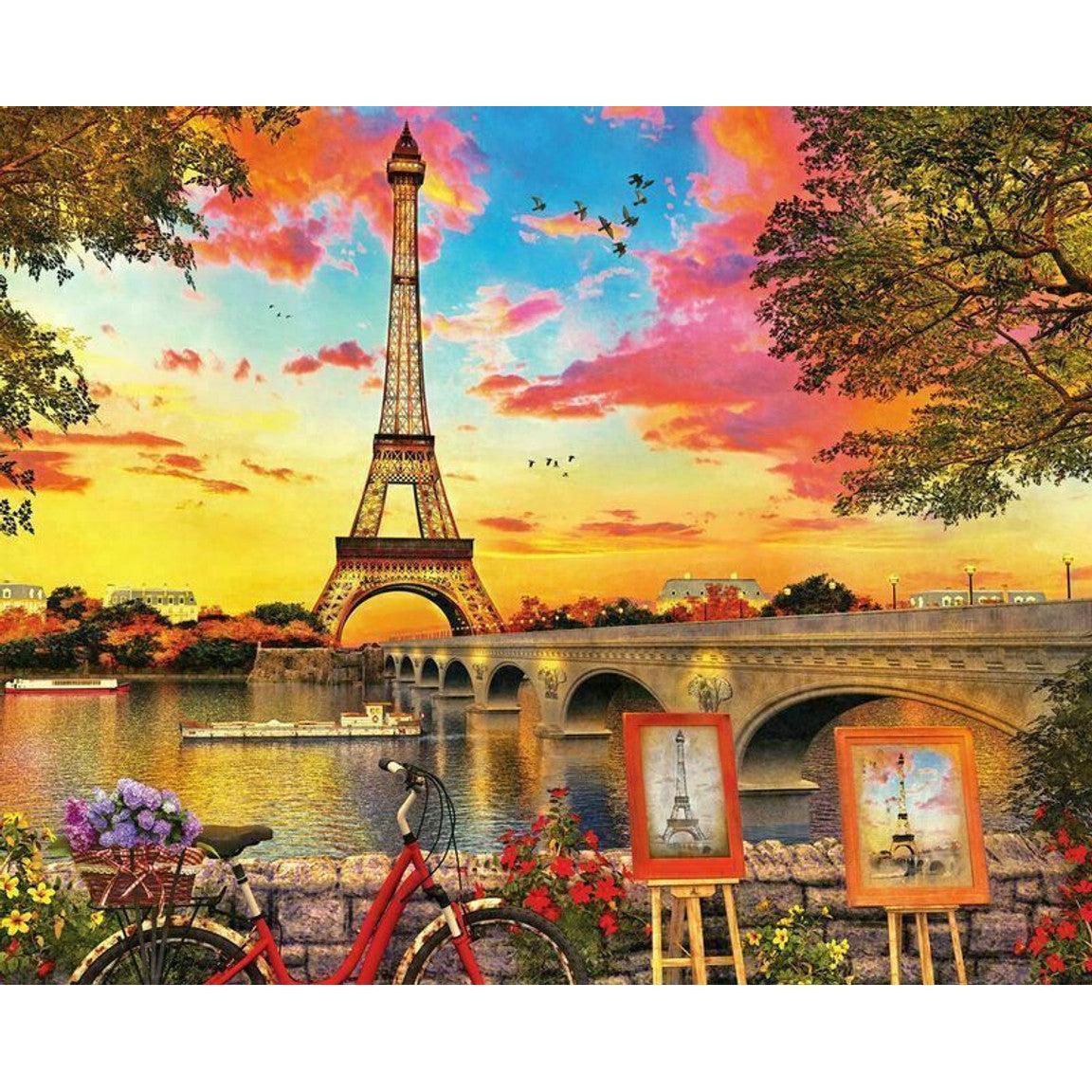 Paris Sunset 1000 Piece Jigsaw Puzzle Springbok